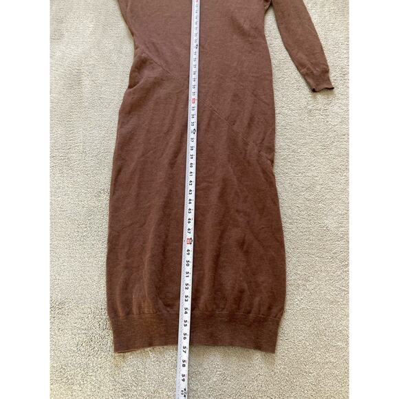 Free People Free-est Hollis Sweater Midi Dress Size Medium Carafe Cotton Linen - Picture 11 of 13